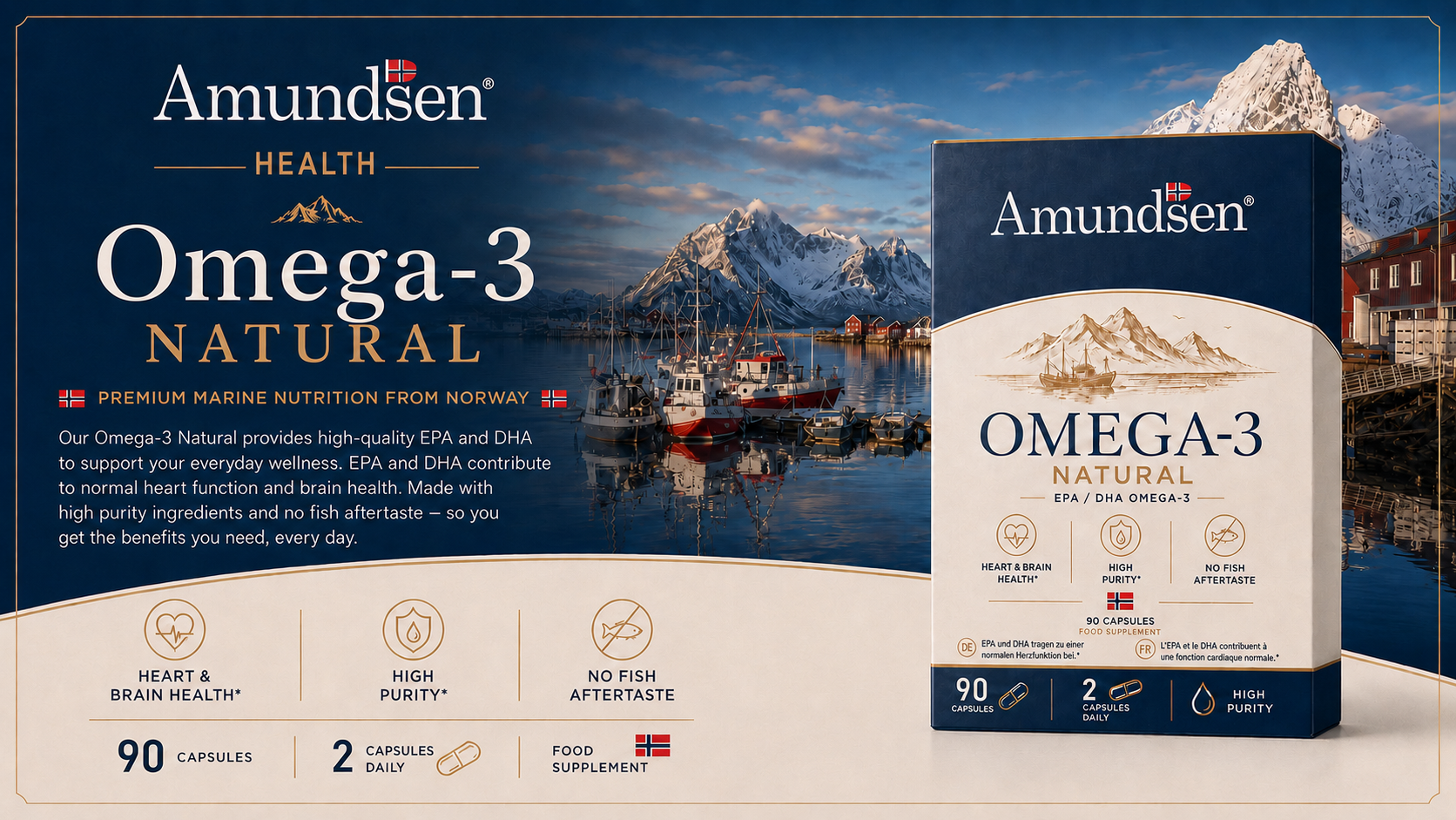 Amundsen Omega-3 Natural